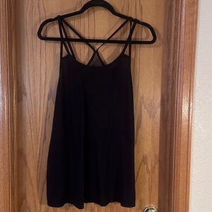 Old. Navy Black Crossed Back Workout Tank